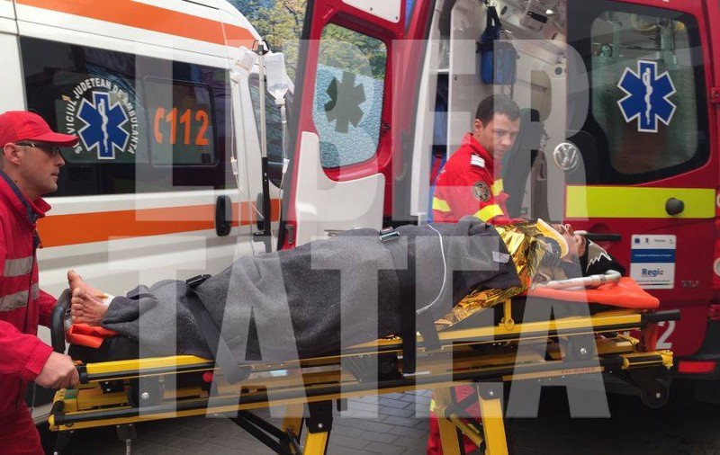 Un condamnat, prins după ce a fost lovit de tren