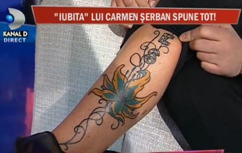 "Iubita" lui Carmen Șerban s-a tatuat din dragoste pentru cântăreață | FOTO