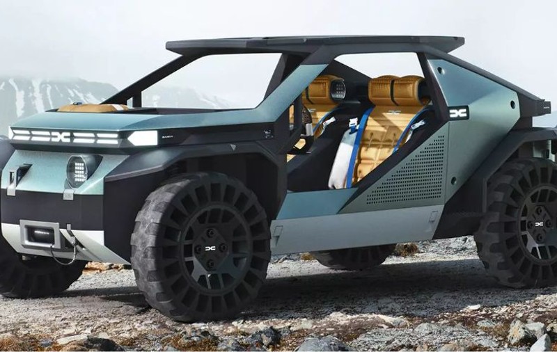 Dacia a prezentat conceptul Dacia Manifesto, un SUV decapotabil și robust