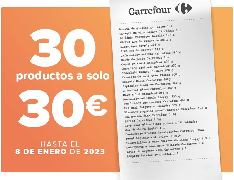 Lista de produse cu preț fix.