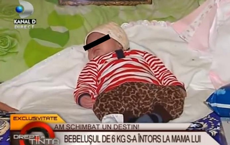 Uite-o pe micuța de 6 kilograme! A fost adusă acasă, la mama ei