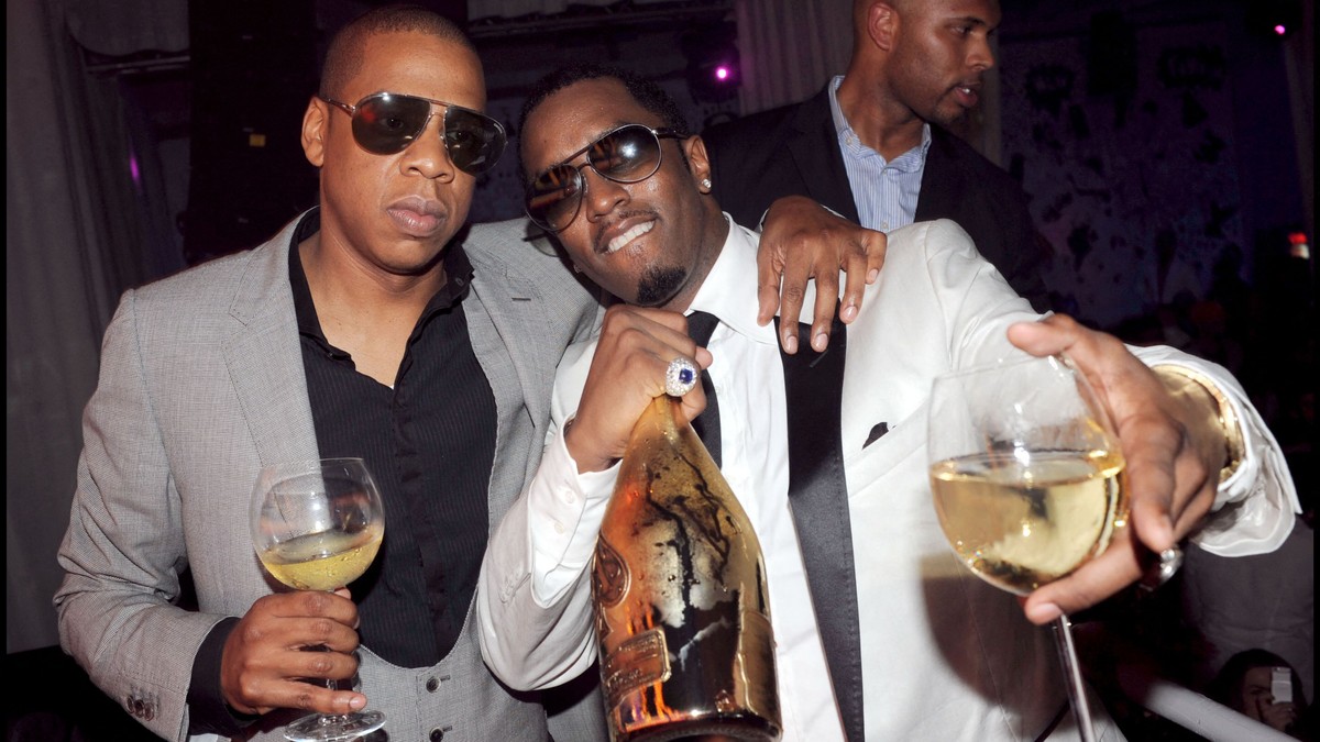 Jay-Z, alături de Sean „Diddy” Combs