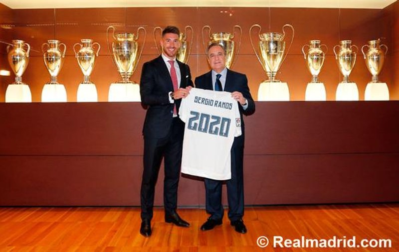 Sergio Ramos rămâne la Real. Fundaşul a prelungit până în 2020