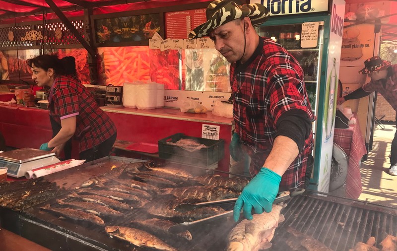 FOTO | Sfârâie grătarele! Peste 100 de sortimente de pește îi așteaptă pe gurmanzi la „Festivalul Pescăresc” din Parcul Național din București