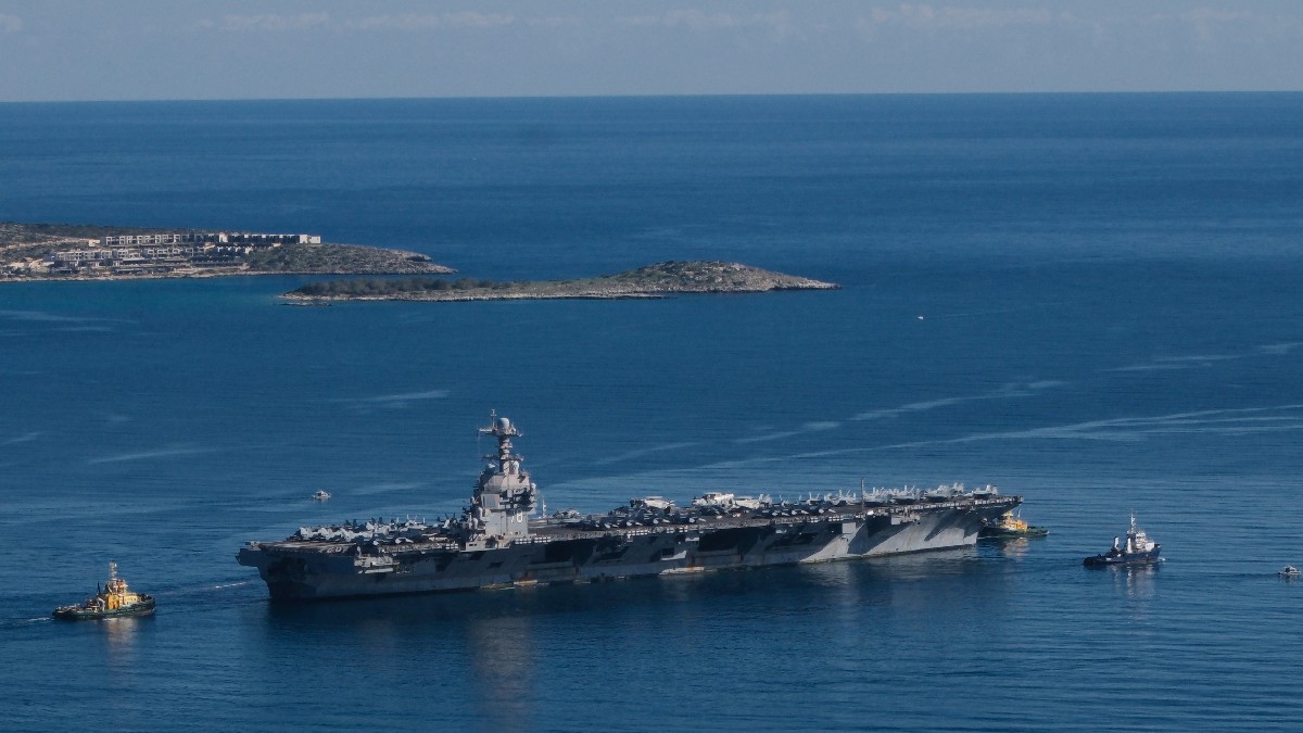 Portavionul american USS Gerald R. Ford