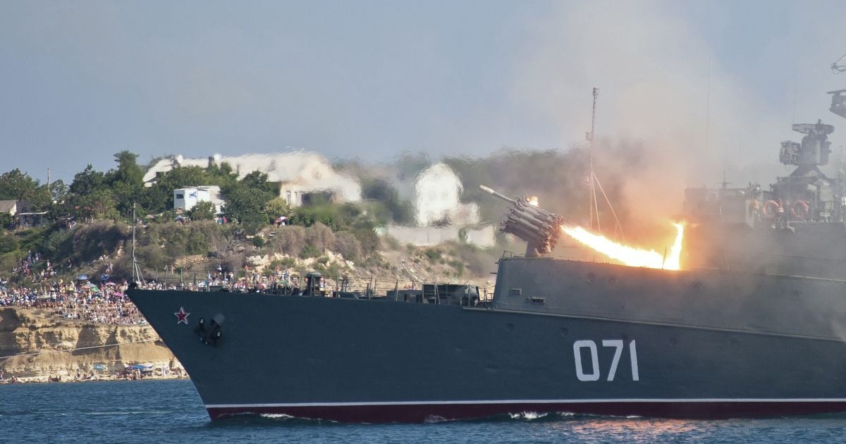 Flota rusă de la Marea Neagră, în Sevastopol