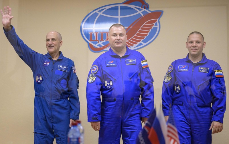 Nava Soyuz MS-26 cu un echipaj ruso-american a acostat la Stația Spațială Internațională