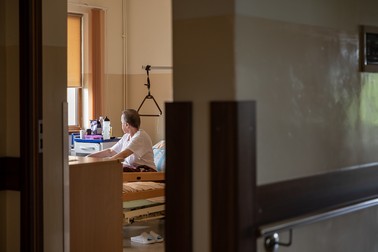 Pacient în Centrul Sf. Nectarie