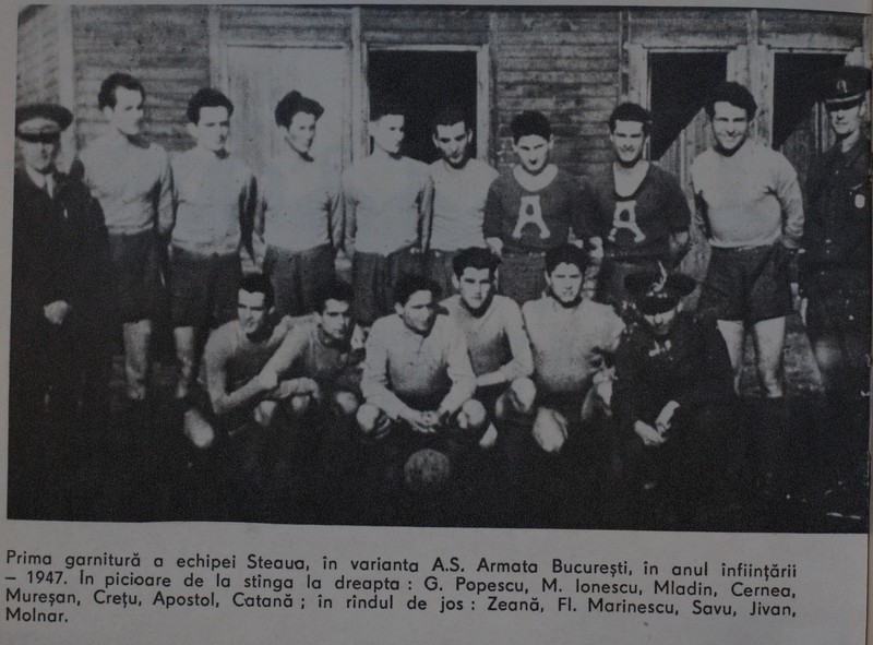 Primul lot al echipei ASA București (”bunica” Stelei)