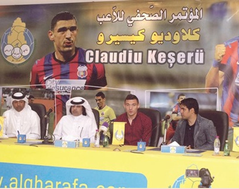 Keşeru a fost prezentat oficial la Al Gharafa de şeicul miliardar / FOTO