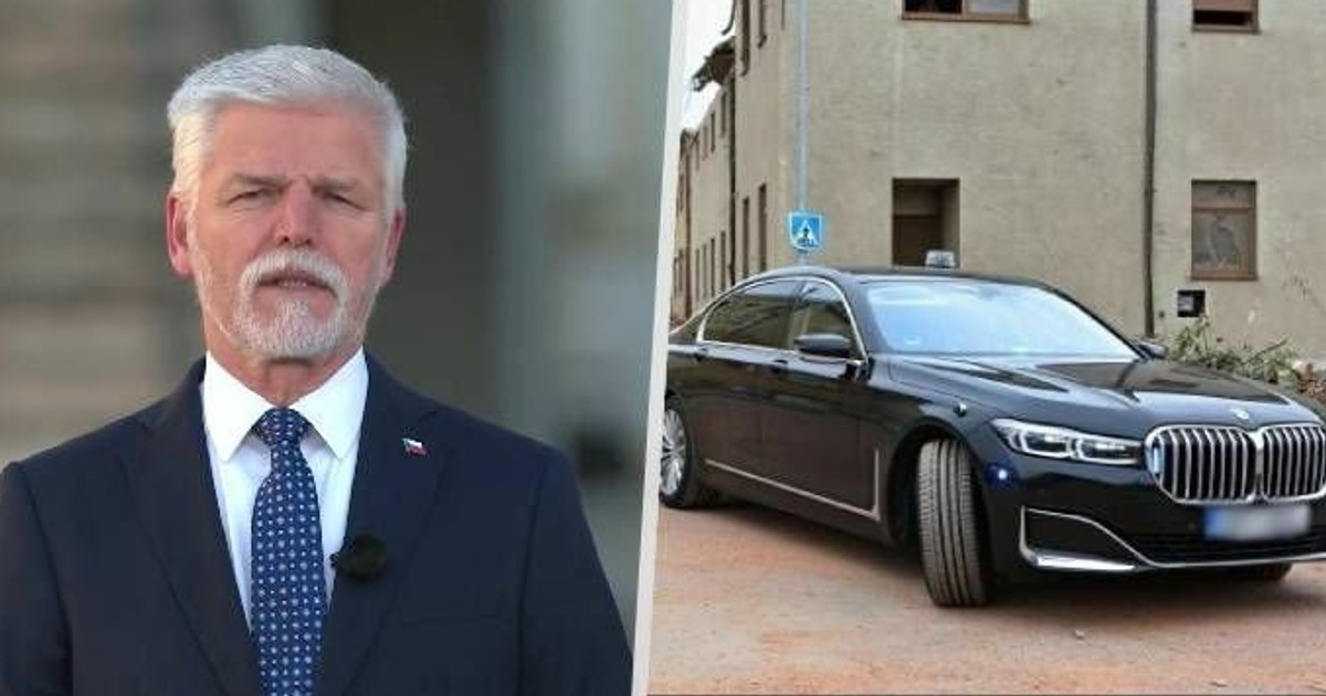 Mașina oficială a președintelui ceh Petr Pavel, implicată într-un accident rutier. Ofițerul care o conducea era beat. Foto: Blesk