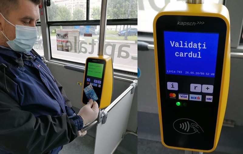 Bucureştenii pot plăti cu cardul călătoriile cu mijloacele de transport ale STB