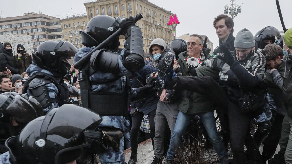 Protest uriaș pro-Navalnîi în Rusia