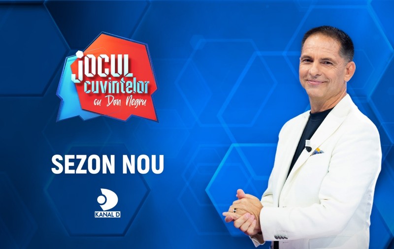 Dan Negru, primele declarații despre noul sezon „Jocul cuvintelor”. Când începe show-ul la Kanal D