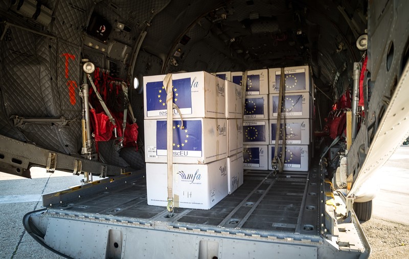 Transportul de măști de protecție din România în Spania a ajuns cu bine la Madrid