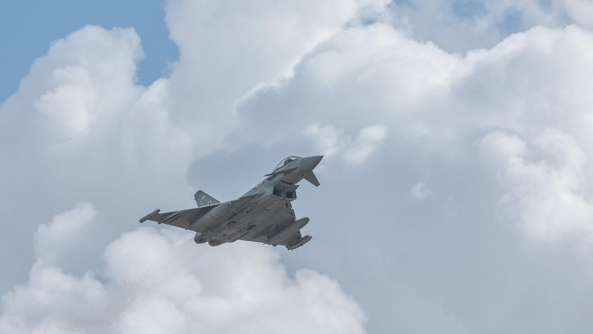 Avion militar Eurofighter Typhoon Foto: Profimedia