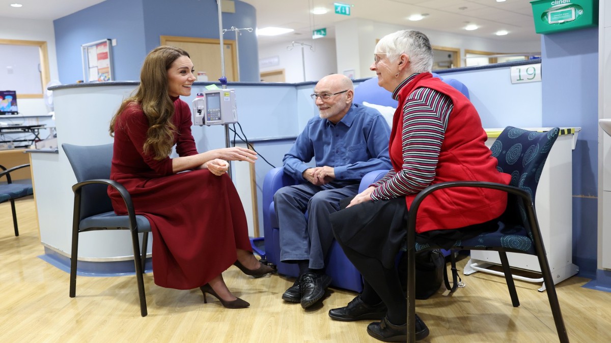 Kate Middleton , Prințesa de Wales, în timpul unei vizite la Spitalul Royal Marsden din Londra Foto: Profimedia Images