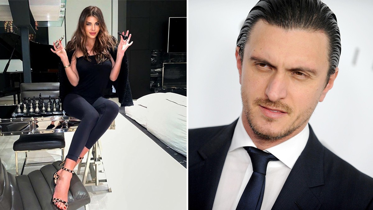 Omul de afaceri Dragoș Săvulescu și soția sa Angela Martini, fostă Miss Universe. Săvulescu este căutat după ce a fost condamnat la 5 ani și 6 luni de închisoare.
