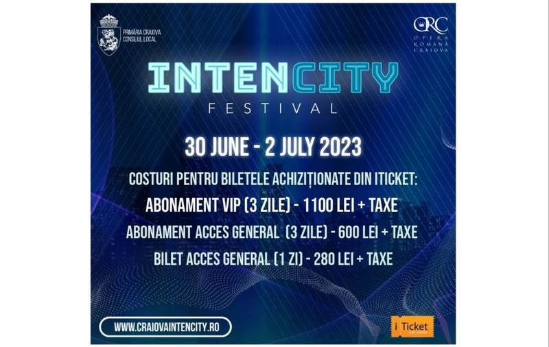 Festivalul IntenCity, costuri și informații utile
