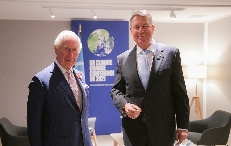 Klaus Iohannis, discuţii cu Prinţul Charles despre combaterea schimbărilor climatice