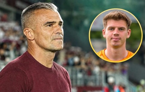 Cum a ajuns portarul Corvinului să fie botezat de Daniel Pancu! Fotografia de colecție pe care nici antrenorul Rapidului nu o are