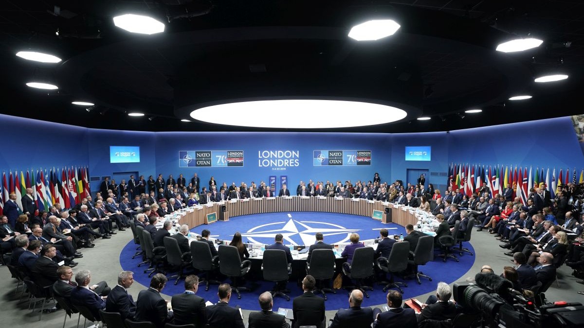 Final de summit NATO la Londra FOTO: EPA