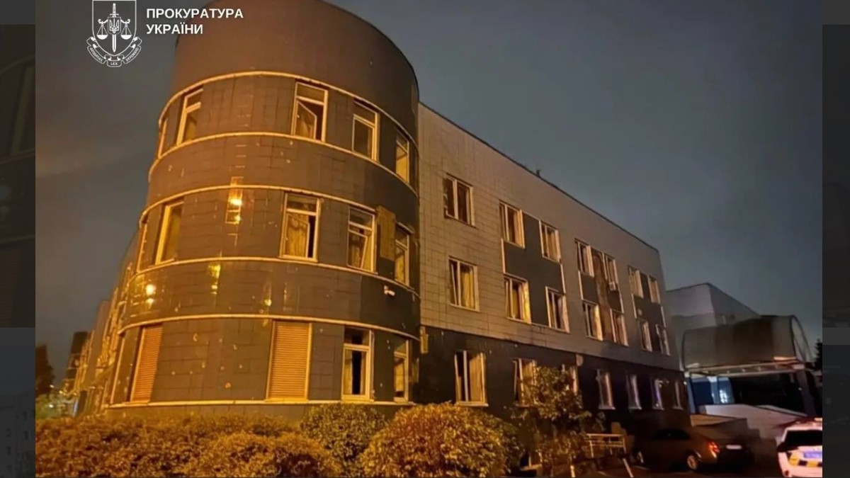 Maternitatea din Kiev atacată de ruși în noaptea de miercuri spre joi Sursa foto: captură Procuratura Ucrainei via Zerkalo Nedeli