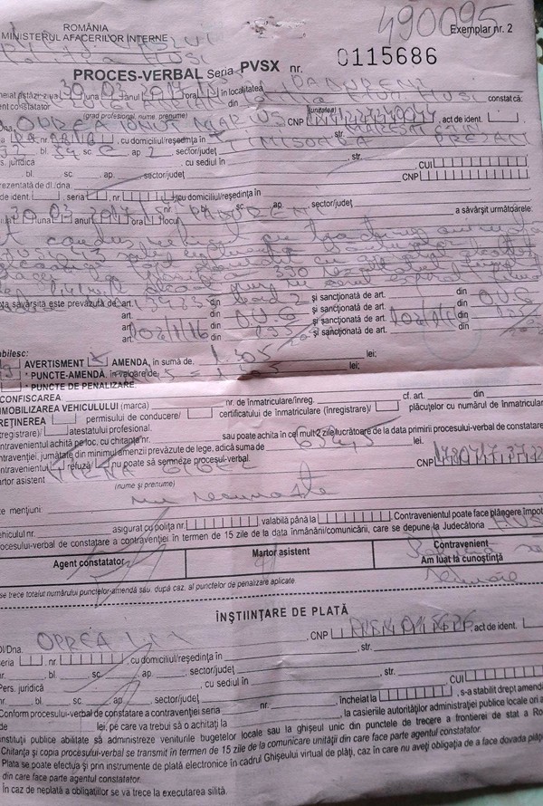 Amendat în județul Vaslui, deși nu a fost în zonă. Un timișorean a aflat că era beat criță și conducea o căruță