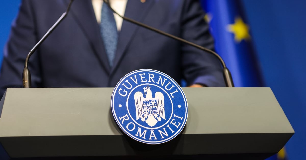 Pupitru premierului de la Guvernul României