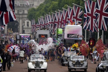 Parada Jubileului de Platină, în fața Palatului Buckingham din Londra | Foto: Profimedia