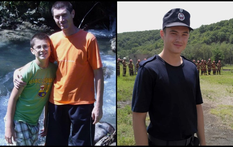 Fiul pompierului care a murit salvând doi muncitori va fi, în două luni, subofiţer ISU. Andrei Boitan și-a respectat  promisiunea făcută la 13 ani!