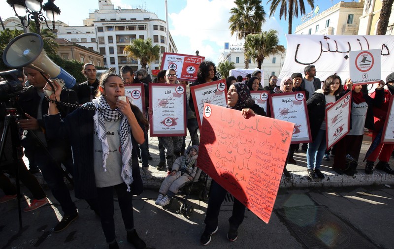 Tunisia marchează cu proteste a șaptea aniversare a revoluției care a dat startul Primăverii Arabe