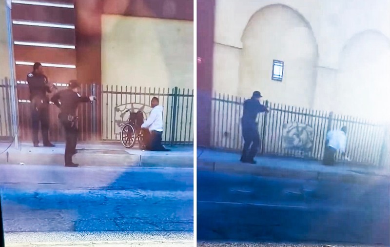 Bărbat de culoare, cu picioarele amputate, împușcat de zece ori de polițiștii din Los Angeles. „Era într-un scaun cu rotile, ce le putea face?”