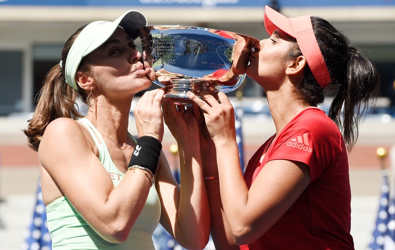 Hingis și Mirza au câștigat titlul în proba feminină de dublu la US Open