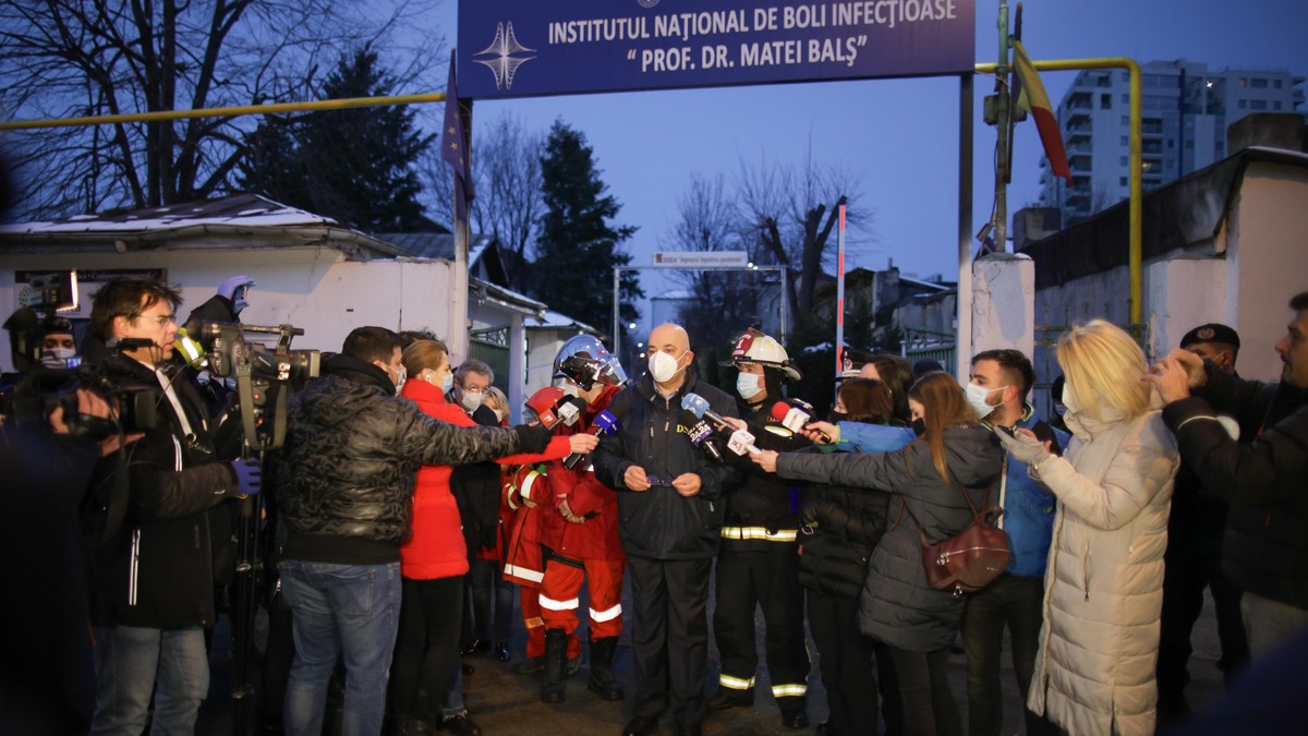 Raed Arafat, incendiu Matei Balș | Foto: Inquam Photos / Octav Ganea