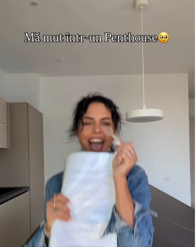 Imagini din penthouse-ul achiziționat de Andreea Popescu, după divorțul de Rareș Cojoc