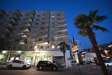 Blocul din Montreux unde locuia familia și unde a avut loc tragedia | Foto: Profimedia