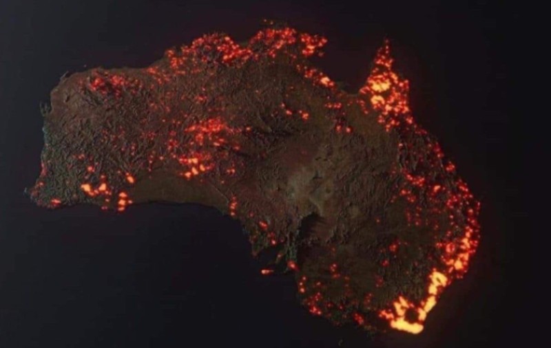 Imaginile trucate de pe Internet ale incendiilor din Australia. Când o imagine face cât o mie de minciuni