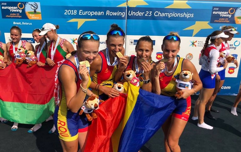 România, locul 1 pe medalii la Europene de canotaj pentru tineret. Tricolorii, 8 medalii de aur / GALERIE FOTO