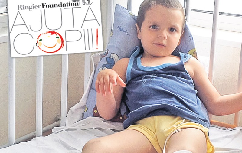 La 4 ani, micul Gabi Belu se hrănește doar cu lapte