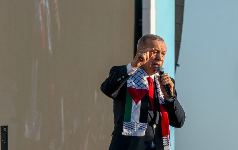 Erdogan, la mitingul propalestinian din Istanbul: „Israelul e un ocupant. Hamas nu e organizație teroristă”. Reacţia Tel Avivului
