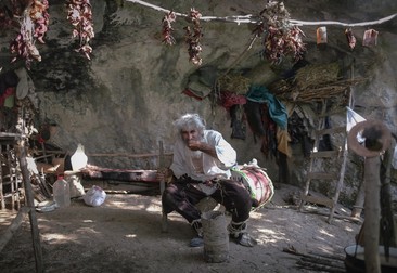 Panta Petrovic, în peștera sa | Foto: Profimedia