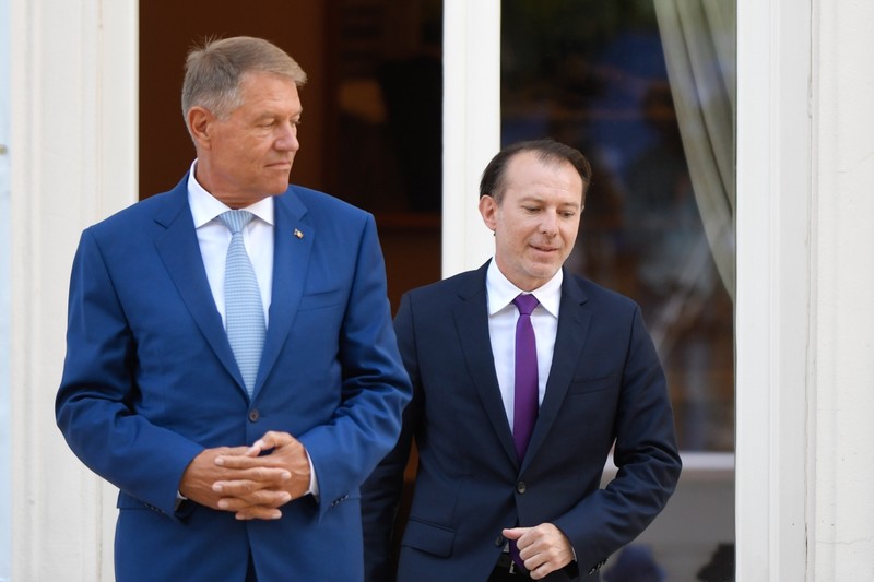 Președintele Klaus Iohannis va încerca să-l mențină în funcție pe Florin Cîțu | Foto: Hepta