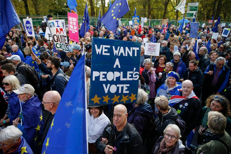 Proteste anti-Brexit (EPA)