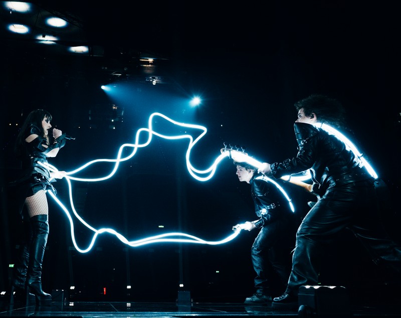Primele imagini cu show-ul pe care Alexandra Căpitănescu îl pregătește pentru semifinala Eurovision Song Contest 2026. Cum a apărut pe scena din Viena