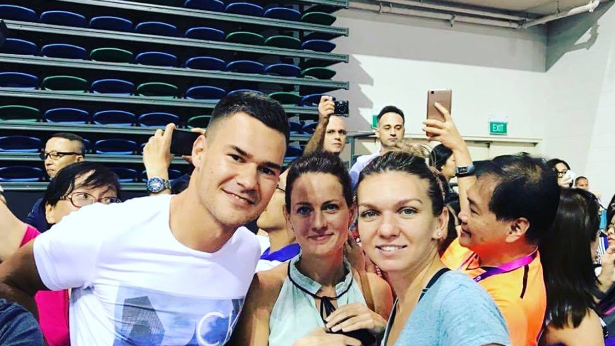 Simona Halep are galerie la Singapore. Fotbalistul Andrei Ciolacu și-a luat bilete la meciurile numărului 1 WTA de la Turneul Campioanelor