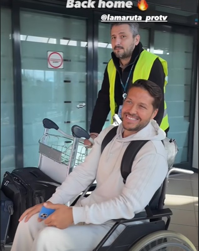 Jorge s-a întors în România de la Survivor 2023 în scaun cu rotile, după ce s-a accidentat: „Mă simt fericit, un pic obosit”
