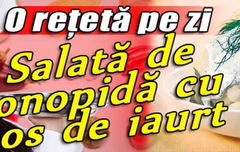 O reţetă pe zi - Salată de conopidă cu sos de iaurt