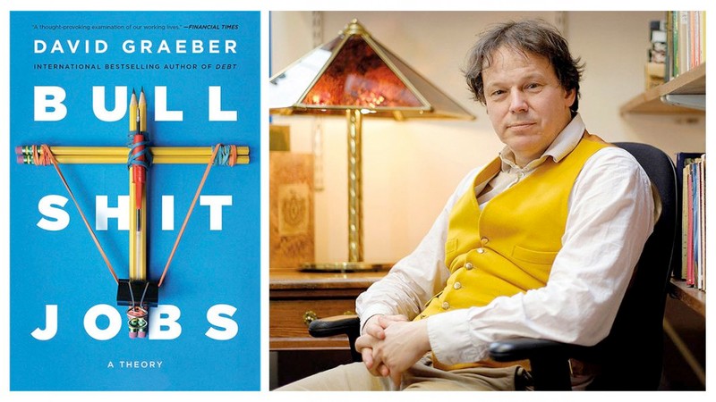 David Graeber și cartea sa | Foto: madeinchinajournal.com