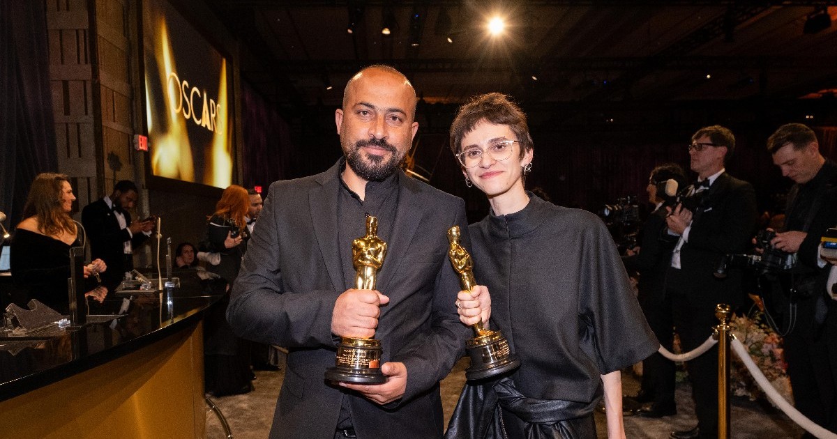 Hamdan Ballal și Rachel Szor la Balul Guvernatorilor care a urmat transmiterii în direct de către ABC a celei de-a 97-a ediții a Premiilor Oscar® la Dolby Theatre at Ovation Hollywood din Los Angeles, CA, duminică, 2 martie 2025.